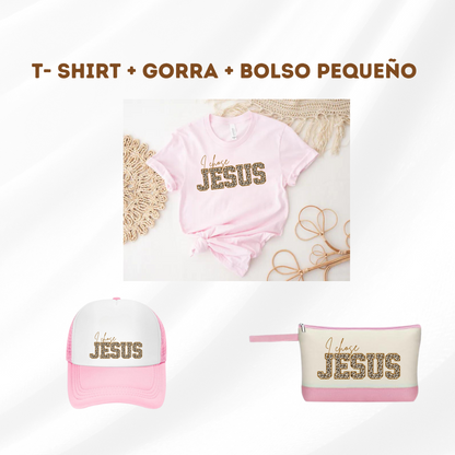 T- Shirt + Gorra + Bolso Pequeño