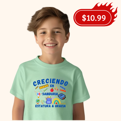 Tshirt "CRECIENDO EN SABIDURIA"