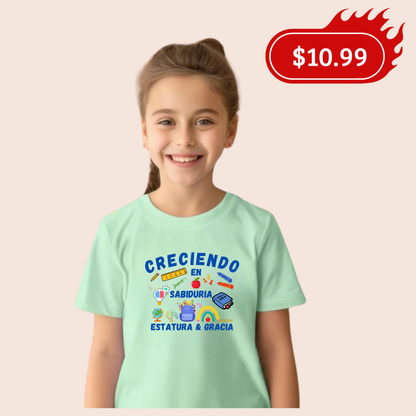 Tshirt "CRECIENDO EN SABIDURIA"