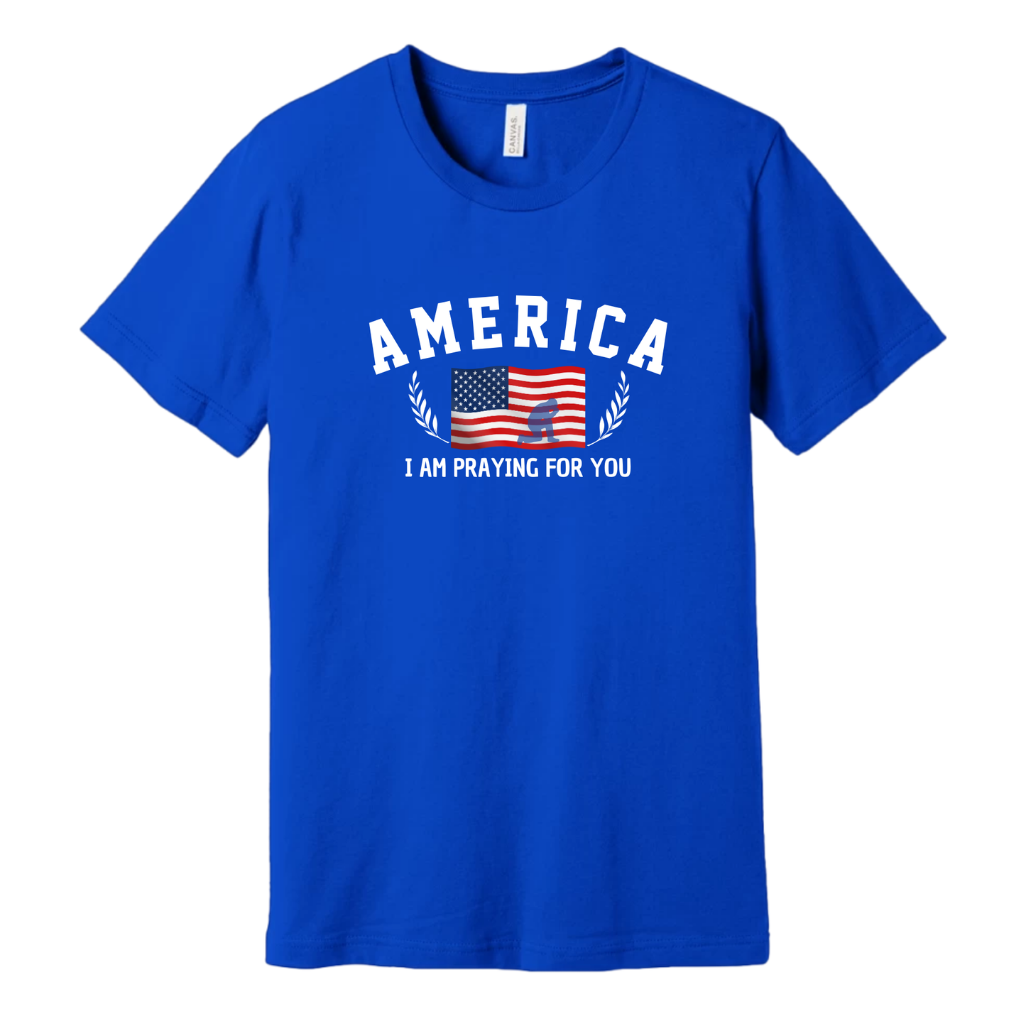 T- shirt UNISEX "America Iam praying for you" 4th July