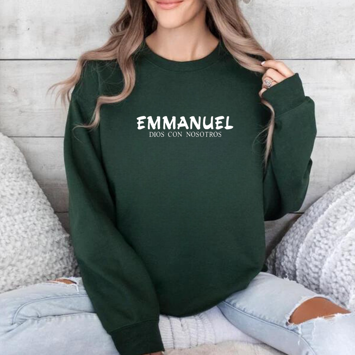 Sweater "Emmanuel, Dios con Nosotros"