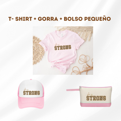 T- Shirt + Gorra + Bolso Pequeño