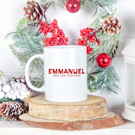 Taza "Emmanuel, Dios con Nosotros" Mug