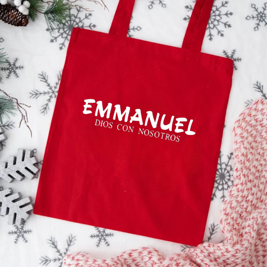 Tote Bag "Emmanuel, Dios con Nosotros"