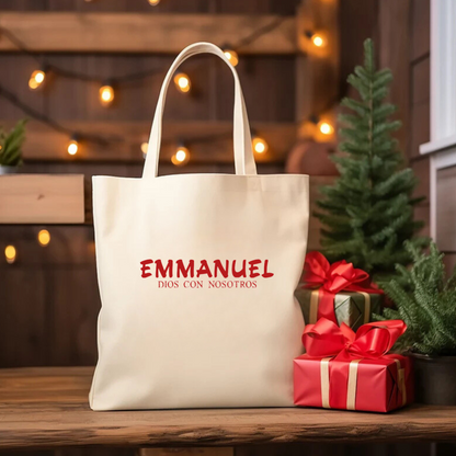 Tote Bag "Emmanuel, Dios con Nosotros"