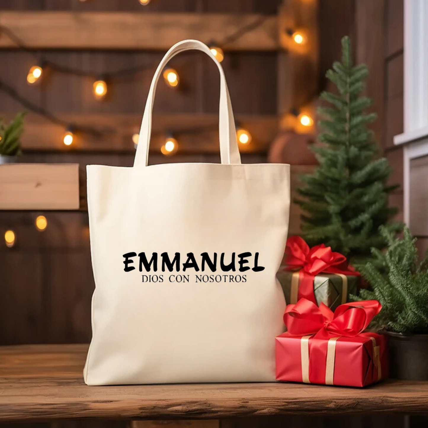 Tote Bag "Emmanuel, Dios con Nosotros"