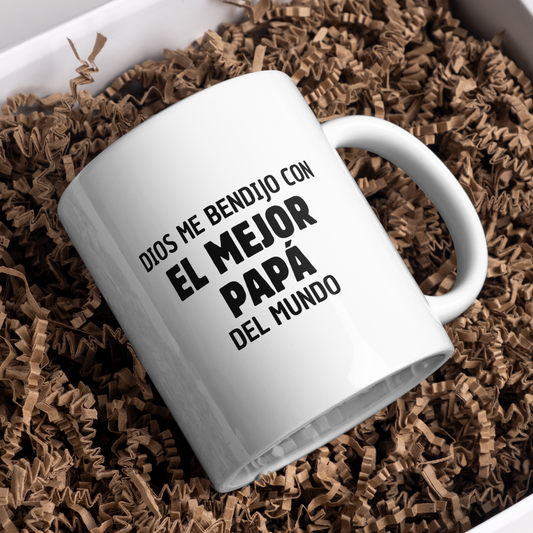 TAZA "EL MEJOR PAPA"