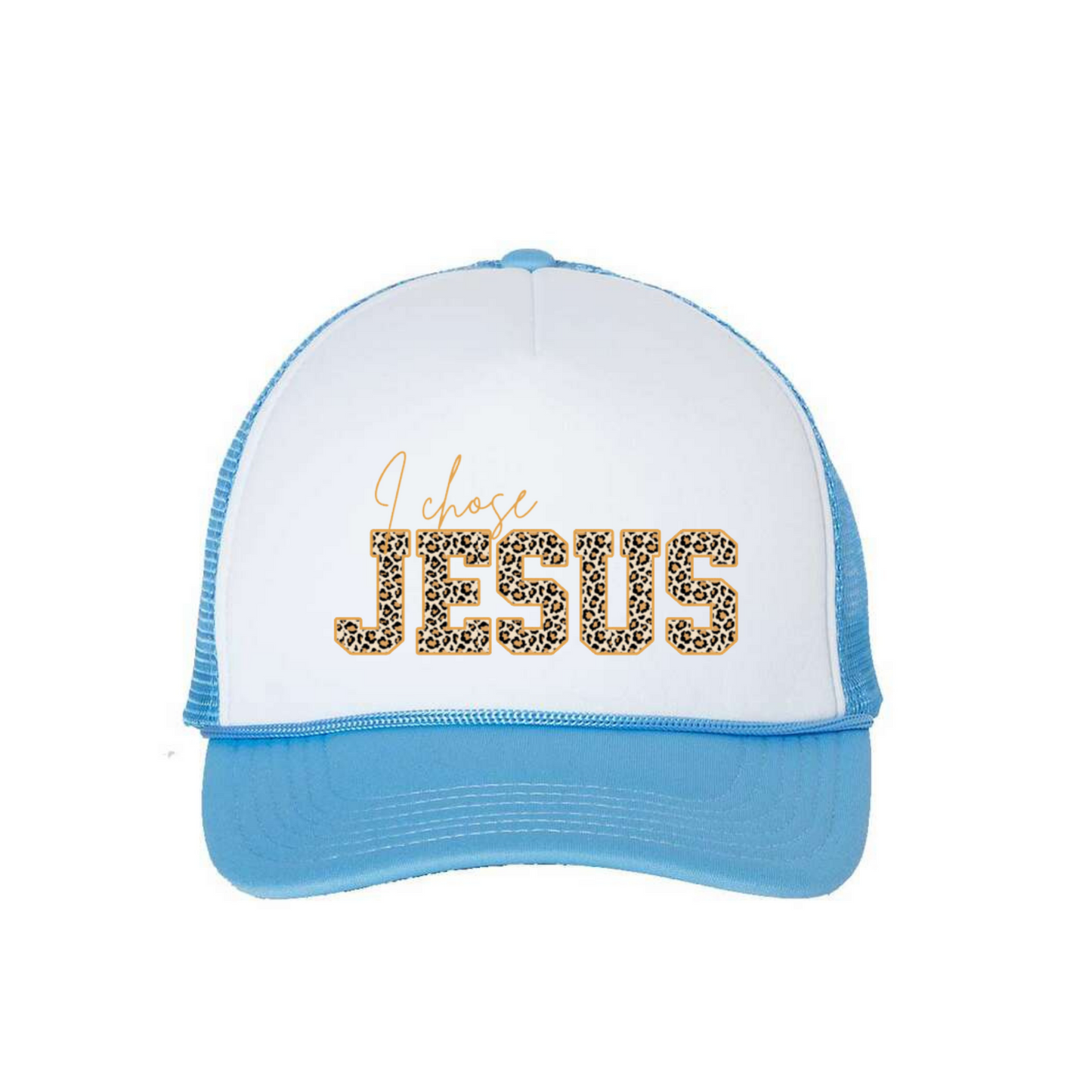 Hat "I shose Jesus" Animal print, Gorra, Leopardo