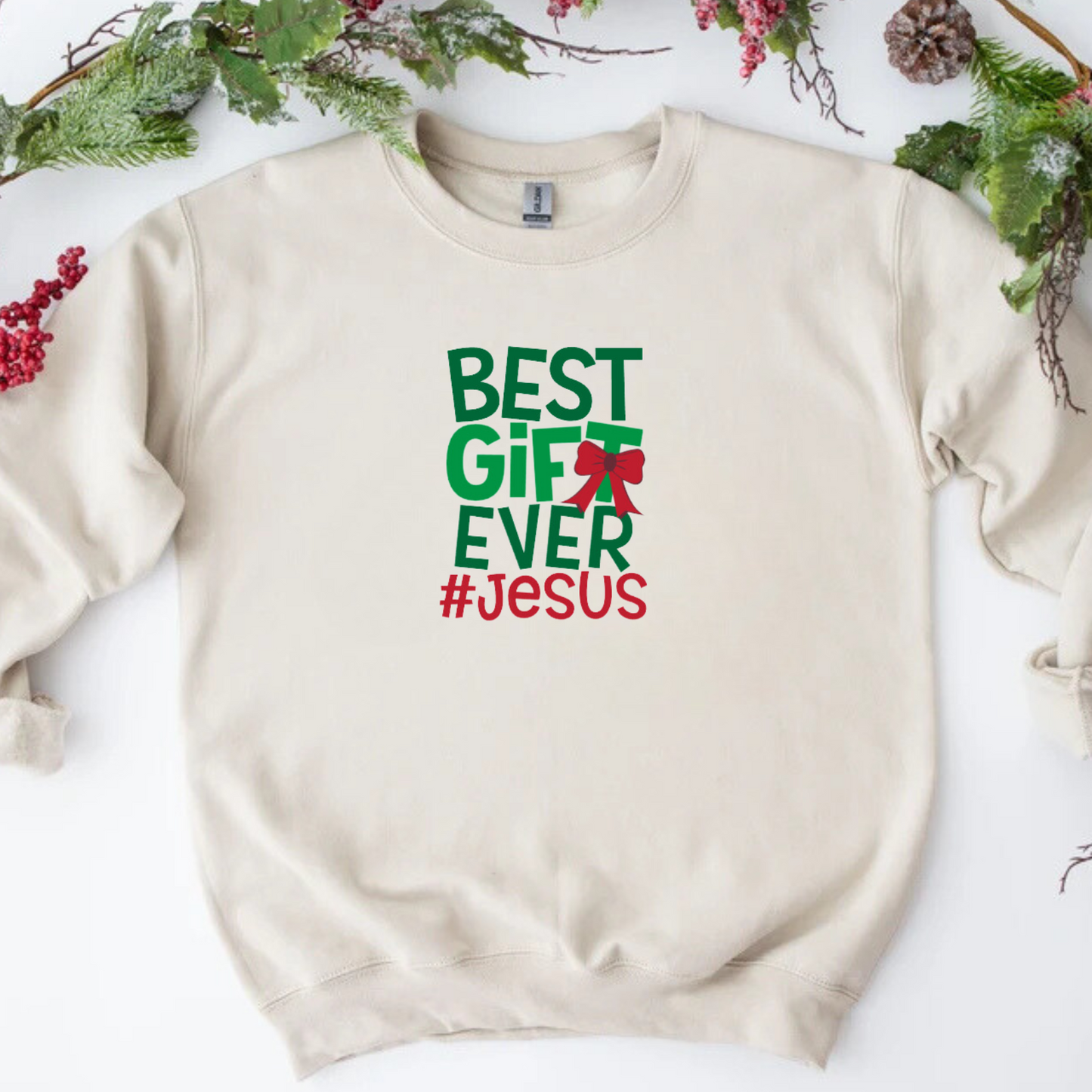 Sweater "Best Gift Ever: Jesus" suéter-abrigo