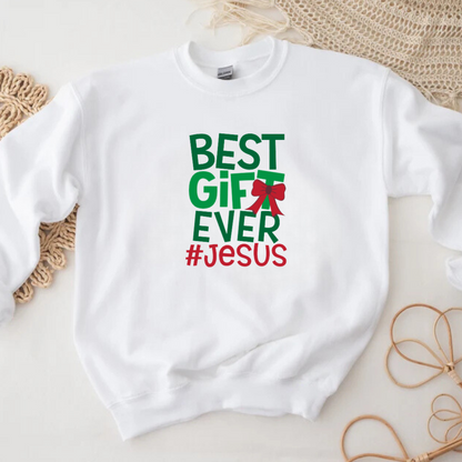 Sweater "Best Gift Ever: Jesus" suéter-abrigo