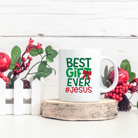 Taza 11 oz "Best Gift Ever: Jesus" mug