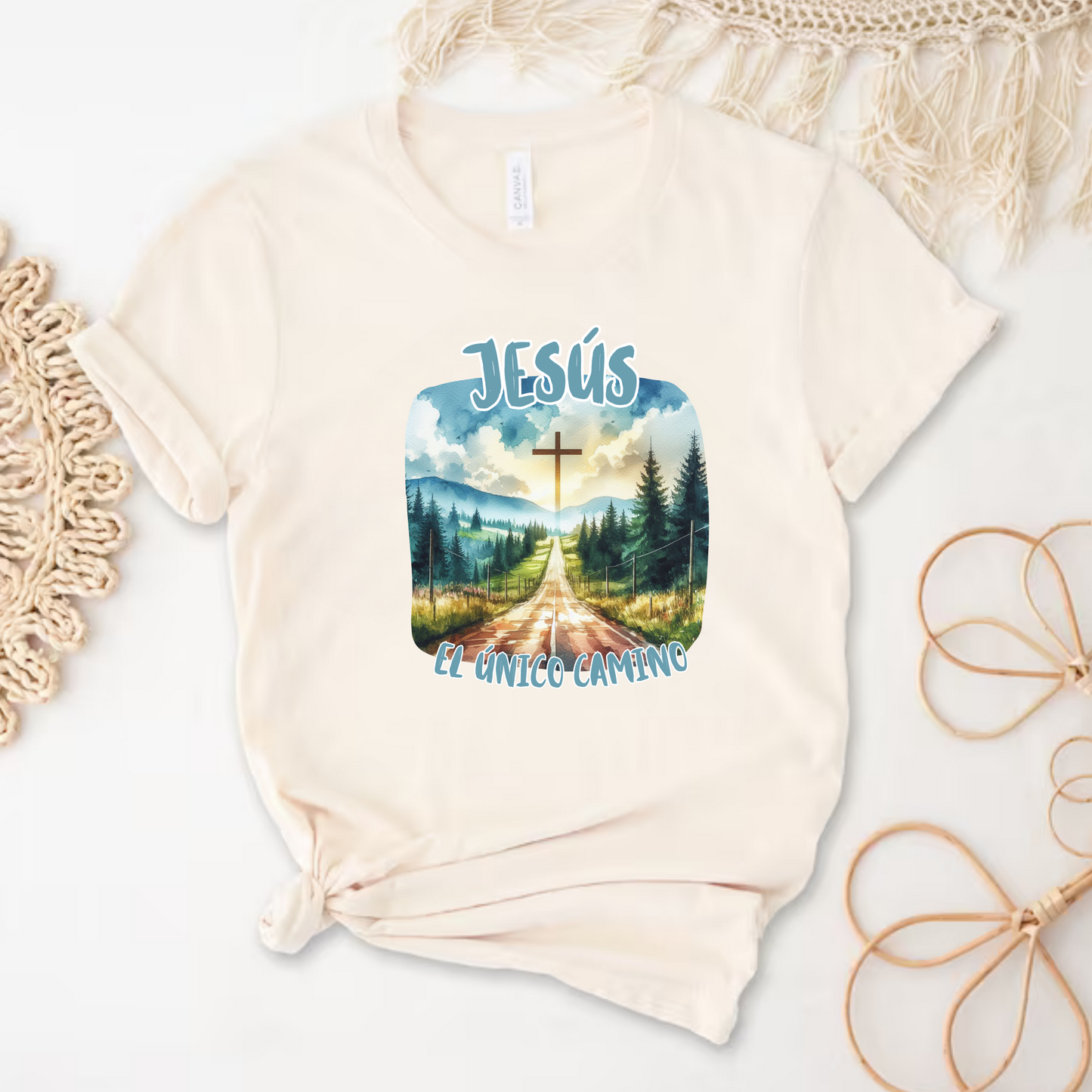 Jesús el Único Camino . T-shirt Unisex - Camiseta