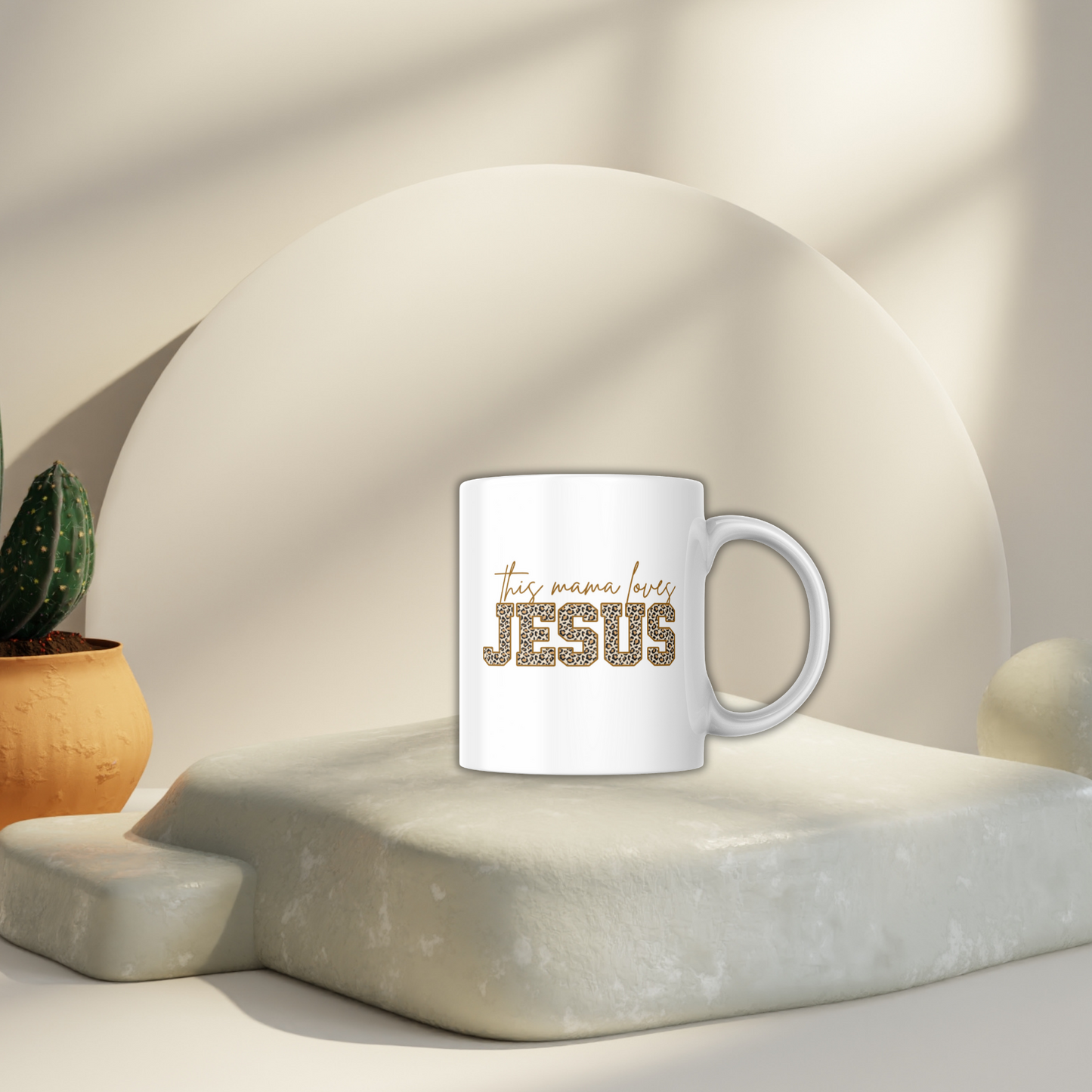 Taza "This mama Loves Jesus" MUG