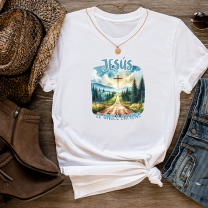 Jesús el Único Camino . T-shirt Unisex - Camiseta