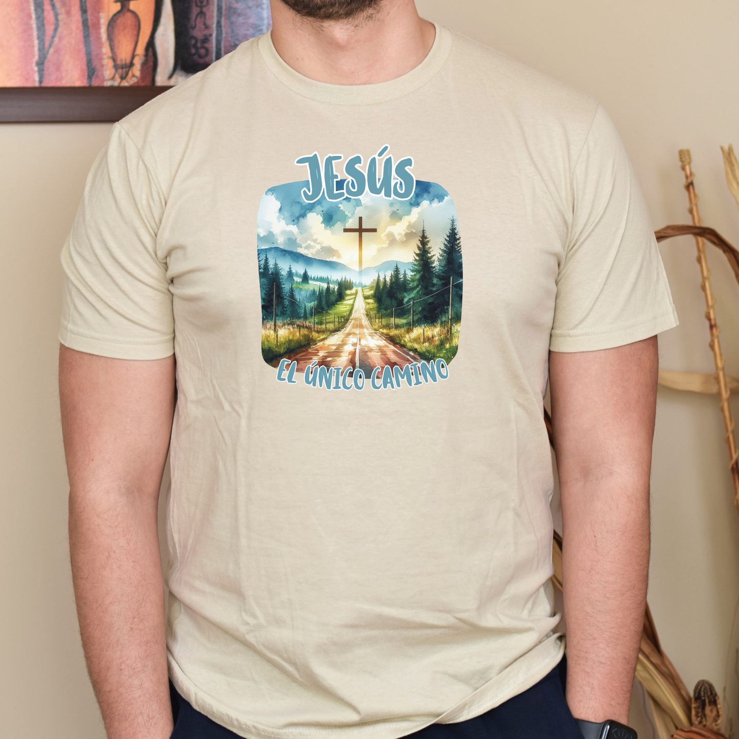 Jesús el Único Camino . T-shirt Unisex - Camiseta