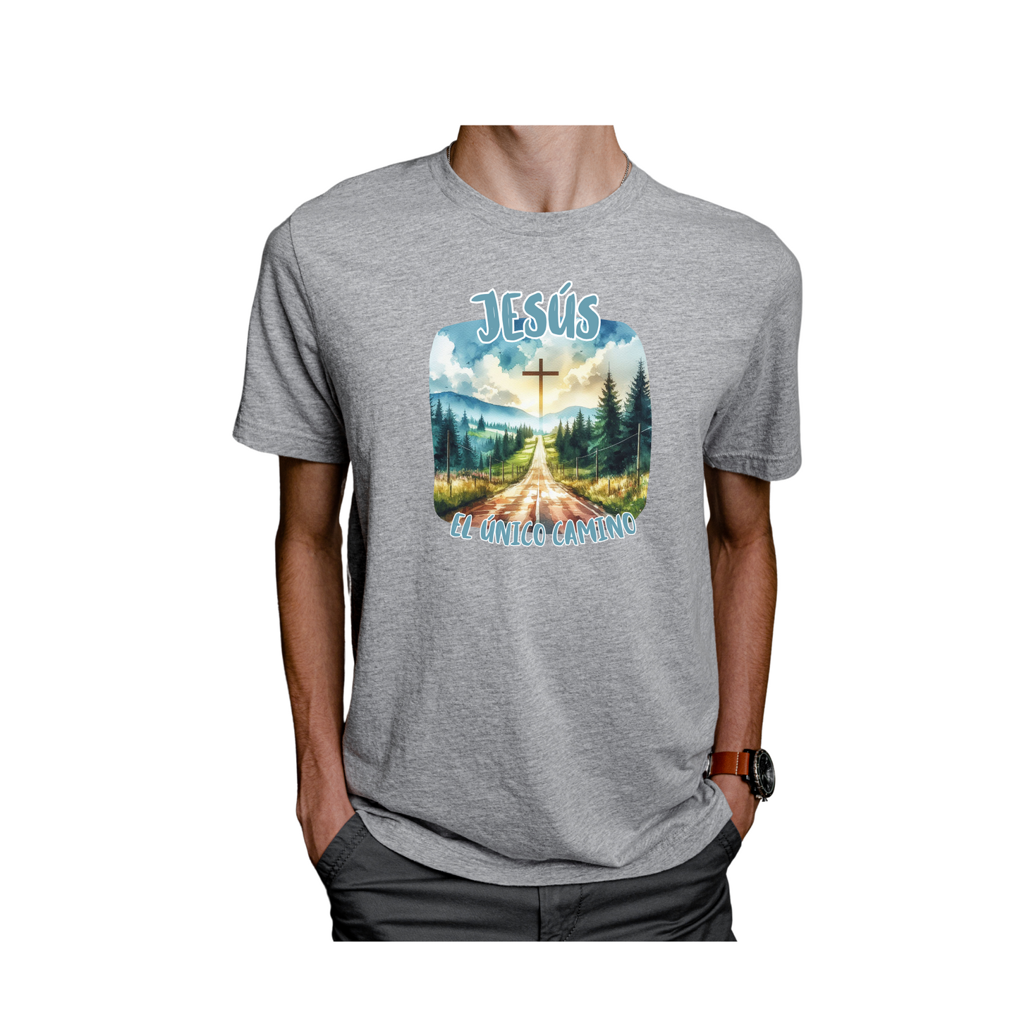 Jesús el Único Camino . T-shirt Unisex - Camiseta