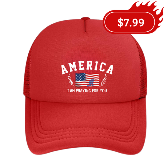 GORRA "AMERICA I'M PRAYING FOR YOU"