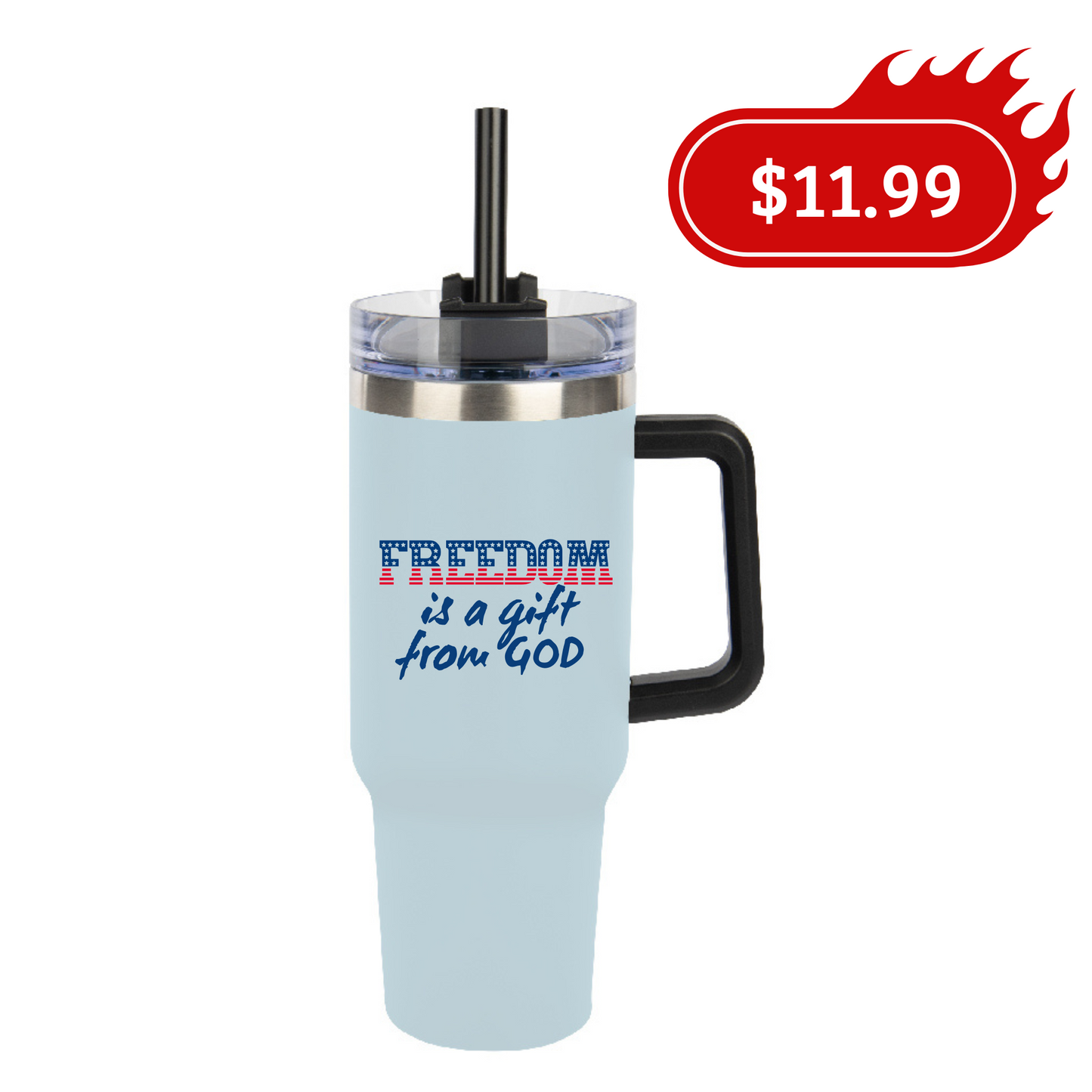 Termo 40 oz "Freedom is a gift"