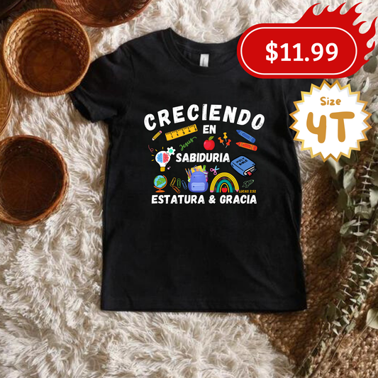 T-SHIRT "CRECIENDO EN SABIDURIA"