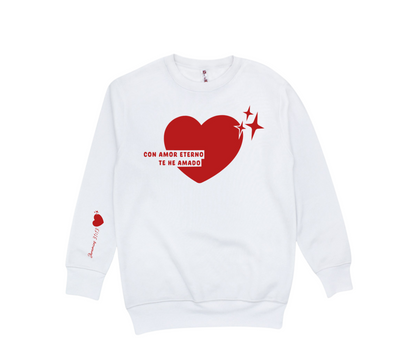 Sweater "AMOR ETERNO" Sudadera para Niños