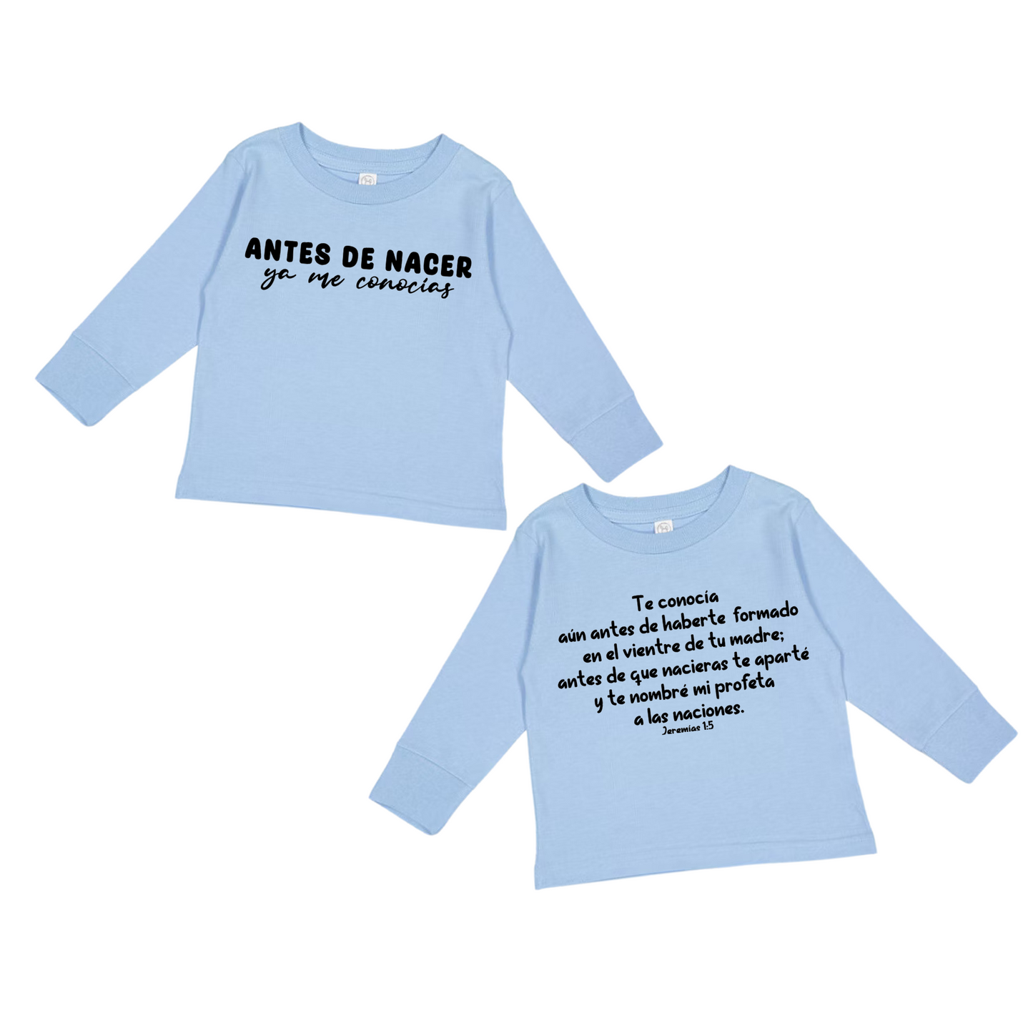 Antes de Nacer, Ya me Conocías. Sweater para Niños