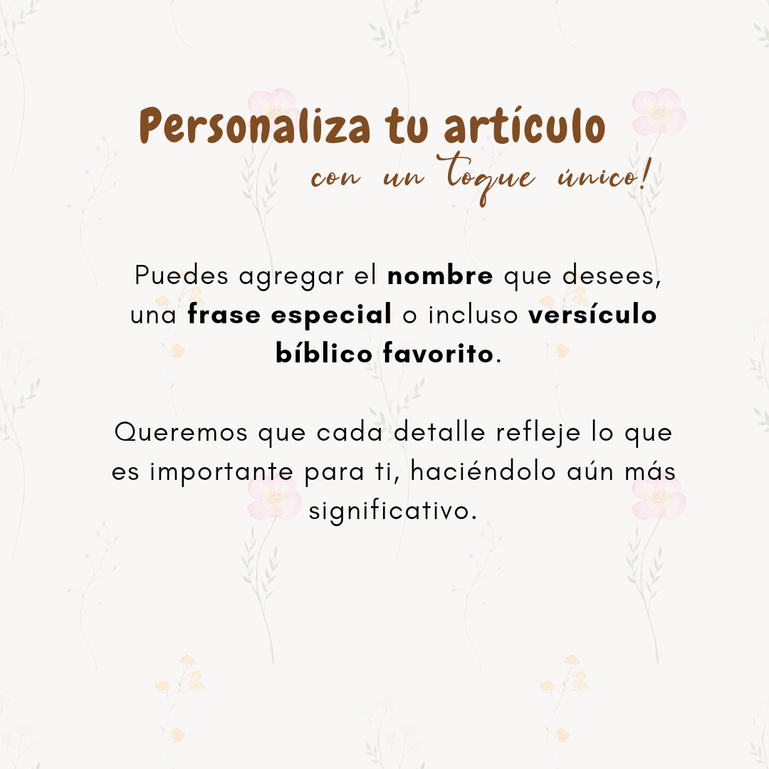 Journal+ termo para personalizar